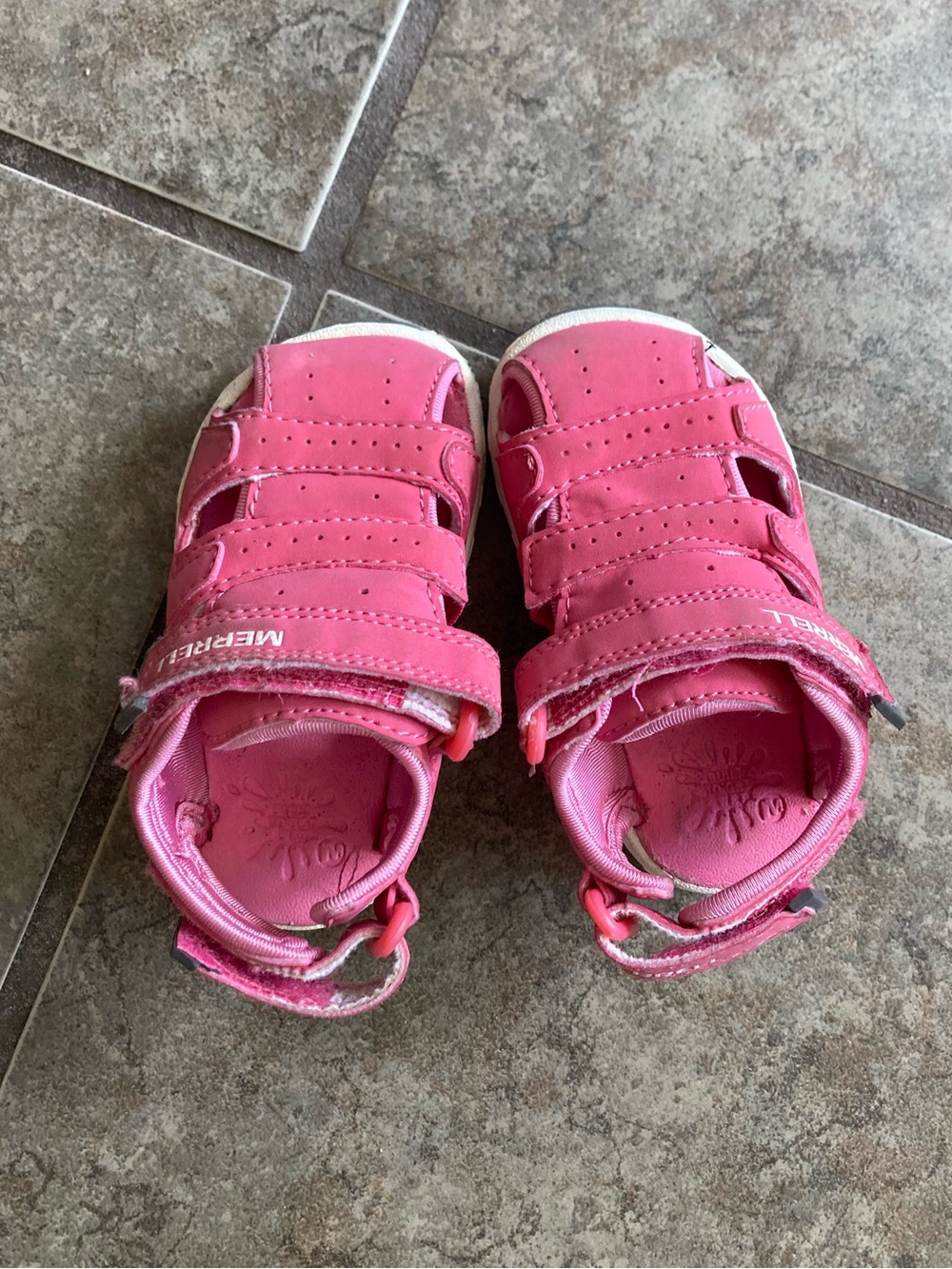 Merrell Pink Baby Sandals